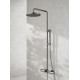 AREZZO design ELEGANT 3 funkciós termosztatikus zuhanyrendszer, gun metal