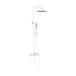 AREZZO design ELEGANT 3 funkciós termosztatikus zuhanyrendszer, gun metal