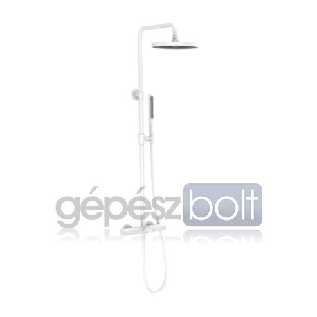 AREZZO design ELEGANT 3 funkciós termosztatikus zuhanyrendszer, gun metal