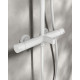 AREZZO design ELEGANT 3 funkciós termosztatikus zuhanyrendszer, gun metal