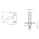 AREZZO design OLDFIELD mosdó csaptelep