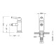 AREZZO design OLDFIELD bidé csaptelep