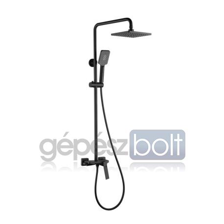 AREZZO design ROCKFIELD 3 funkciós zuhanyrendszer, fekete