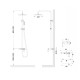 AREZZO design ROCKFIELD 3 funkciós zuhanyrendszer, fekete