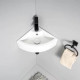 AREZZO design NORMAN sarok kézmosó fehér
