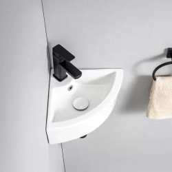 AREZZO design NORMAN sarok kézmosó fehér