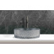 AREZZO design GLAM üvegmosdó, világosszürke 395 mm
