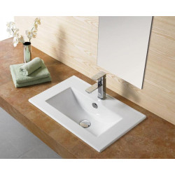 AREZZO design Medford beépíthető mosdó 60x39 cm