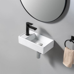 AREZZO design AUSTIN bal oldali mini kézmosó 40x22 cm