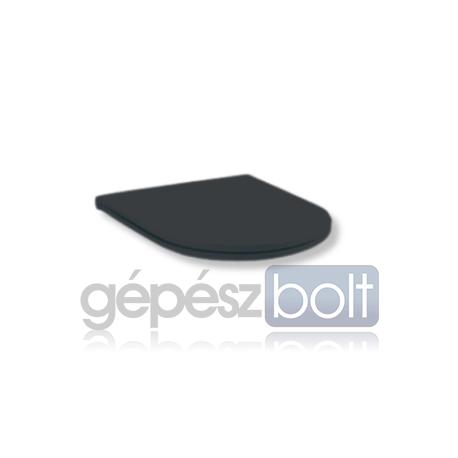 AREZZO design ARIZONA Slim Soft Close lecsapódásgátlós WC ülőke FEKETE