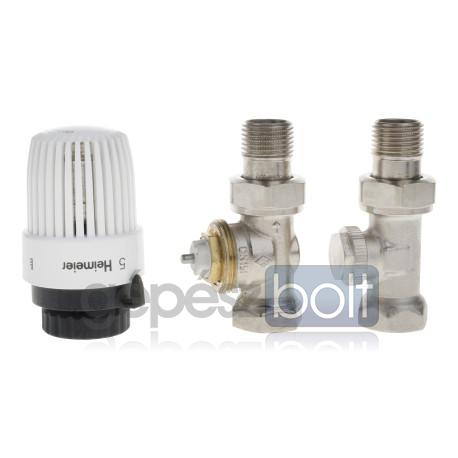 IMI Heimeier Calypso szett egyenes változat (S fej + Calypso DN15 + Regutec F DN15) Rp 1/2col