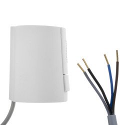 Siemens MS23 termoelektromos szelepmozgató, AC 230V, NC, 1m kábel hossz (STA23 és STA321 utódja)