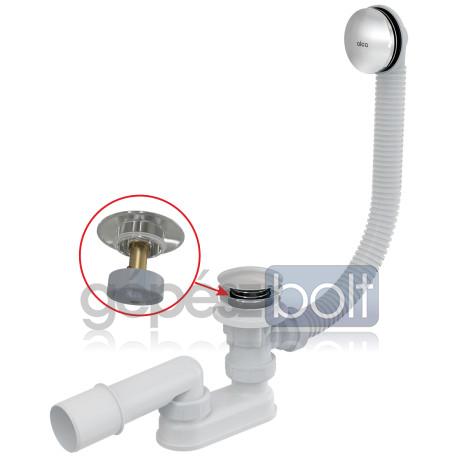 Alcaplast Kádszifon készlet CLICK/CLACK, fém