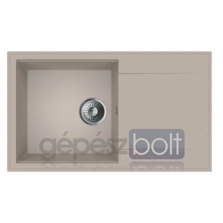 Mofém Zenit 78 1B1D Gránit mosogatótálca bézs 780x460 mm