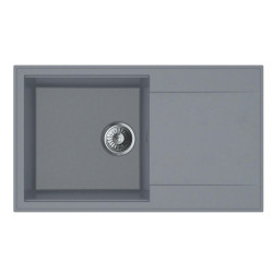 Mofém Zenit 78 1B1D Gránit mosogatótálca szürke 780x460 mm