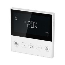 Siemens RDQ411 süllyesztett termosztát 2 vagy 4-csöves alkalmazásához AC 230 V