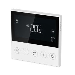 Siemens RDQ411MB süllyesztett modbusz termosztát 2 vagy 4-csöves alkalmazásához AC 230 V