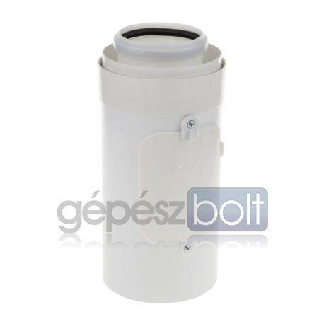 Tricox PPs/Alu ellenőrző egyenes idom 80/125mm