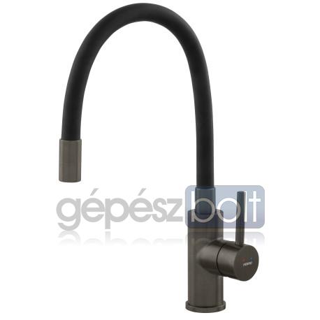 Ferro Zumba Gun Metal mosogató csaptelep flexibilis kifolyócsővel