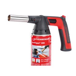 Rothenberger forrasztópisztoly ROFIRE 4 PIEZO készlet Multigas 300 palackkal, 7/16"-EU