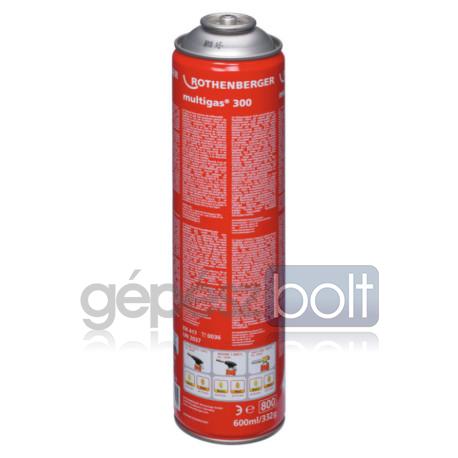 Rothenberger Multigas 300 gázpalack, 7/16"-EU 600 ml