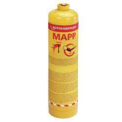 Rothenberger MAPP Gáz, 7/16" EU, Gázpatron kemény- és lágyforrasztáshoz