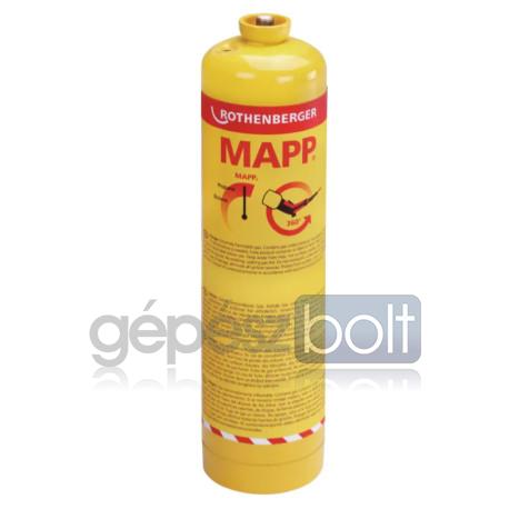 Rothenberger MAPP Gáz, 7/16" EU, Gázpatron kemény- és lágyforrasztáshoz