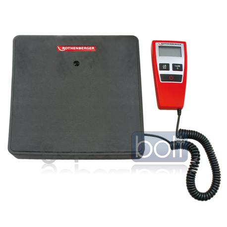 Rothenberger Roscale 120 Digitális hűtőközeg mérleg, 50 kg-ig, akkumulátorral