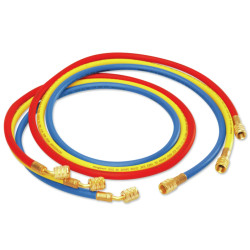 Rothenberger Hűtőközeg nyomás tömlő 1/4" SAE, 1,5 m, 60 bar-ig