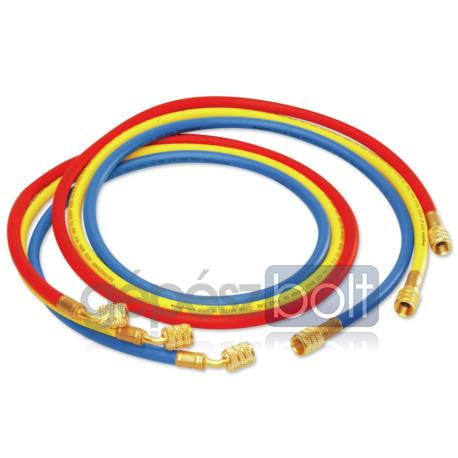 Rothenberger Hűtőközeg nyomás tömlő 1/4" SAE, 1,5 m, 60 bar-ig