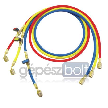 Rothenberger PLUS nyomótömlő készlet golyóscsappal, 1/4" SAE, 1,5 m