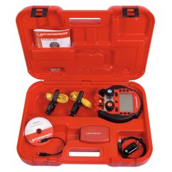 Rothenberger ROCOOL 600 digitális szerviz csaptelep készlet Red Box-al, 2 db csipeszes hőmérséklet érzékelővel