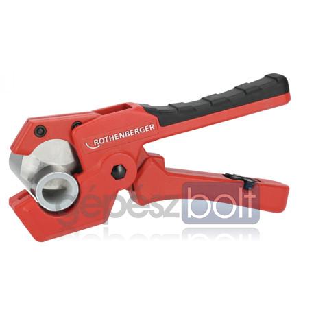 Rothenberger műanyag csővágó olló többrétegű kompozit és műanyag csövekhez