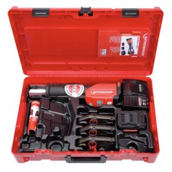 Rothenberger ROMAX 4000 présgép TH 16-20-26 préspofával, 1x4 Ah, kofferben