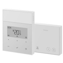 Siemens RDL211RF.ST Programozható szobatermosztát, fűtésre és hűtésre, RF (rádiós) készlet