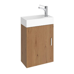Mofém Fali mini mosdószekrény Roble Honey, 44 x2 2 x 51 cm