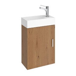 Mofém Fali mini mosdószekrény Roble Honey, 44 x2 2 x 51 cm