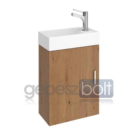 Mofém Fali mini mosdószekrény Roble Honey, 44 x2 2 x 51 cm