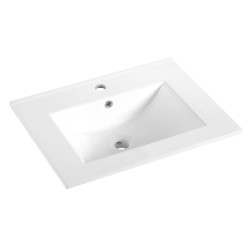 Mofém Evo Beépített kerámia mosdó  61x46,5x17,5 cm