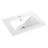 Mofém Evo Beépített kerámia mosdó  61x46,5x17,5 cm
