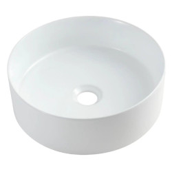Mofém Evo kerek kerámia mosdó Ø36 cm, pultra helyezhető