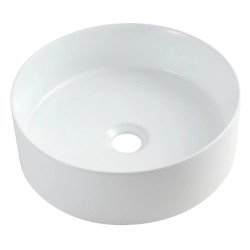 Mofém Evo kerek kerámia mosdó Ø36 cm, pultra helyezhető