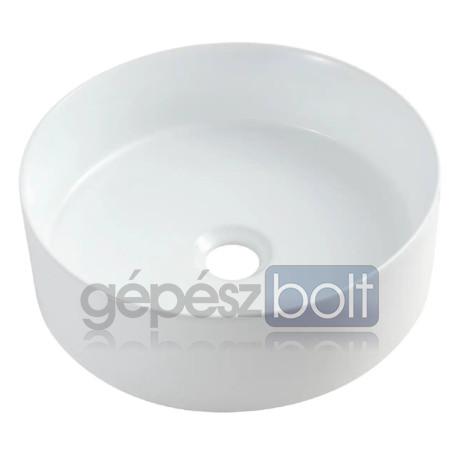 Mofém Evo kerek kerámia mosdó Ø36 cm, pultra helyezhető
