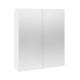 Mofém Evo Fali tükrösszekrény Fényes fehér 60x72x19 cm