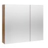 Mofém Evo Fali tükrösszekrény Roble Honey 80x72x19 cm