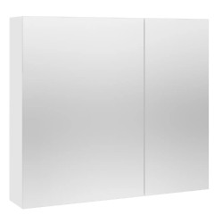 Mofém Evo Fali tükrösszekrény Fényes fehér 80x72x19 cm