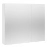 Mofém Evo Fali tükrösszekrény Fényes fehér 80x72x19 cm
