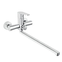 Ferro ALGEO fali KMT kád/ mosdó csaptelep 350 mm hosszú kifolyócsővel