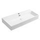 Artist saniter szögletes mosdó 1010x435x145 mm, slim mosdóperem, túlfolyóval