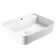Artist saniter szögletes mosdó, egy csaplyukas, pultra ültethető 500 x 400 x 130